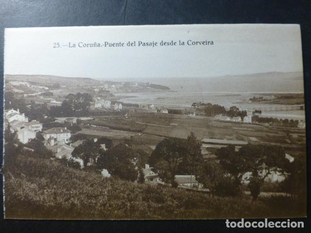 Postales: LA CORU&Ntilde;A PUENTE DEL PASAJE - Foto 1