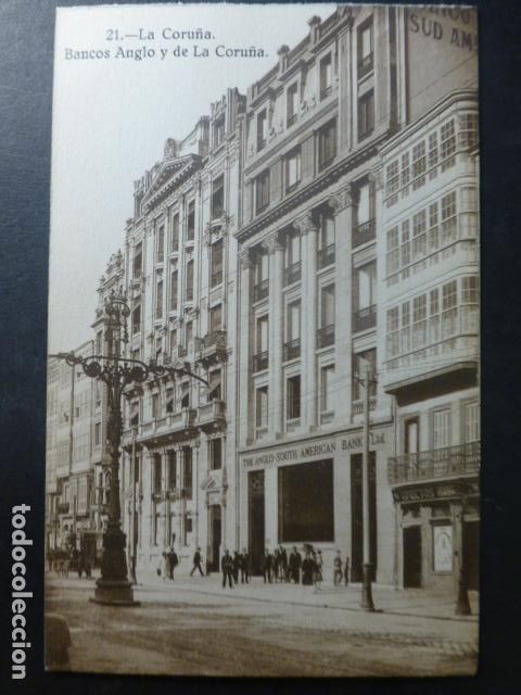 Postales: LA CORU&Ntilde;A BANCO ANGLO - Foto 1