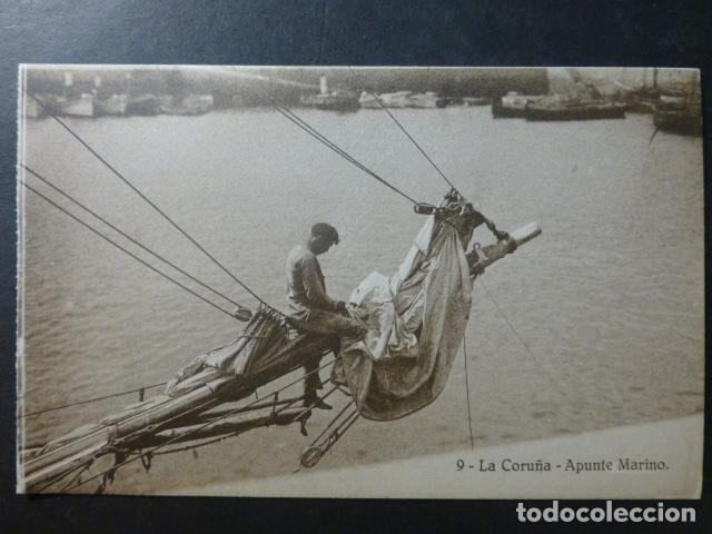 Postales: LA CORU&Ntilde;A APUNTE MARINO - Foto 1