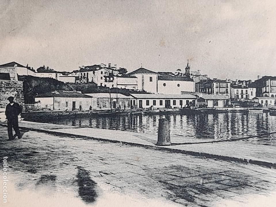Postales: El Ferrol. Muelle de Curuxeiras. - Foto 2