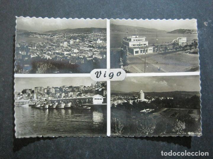 Postkarten: VIGO-VISTA PARCIAL-CLUB NAUTICO-EL BERBES-JARDINES...-ARTIGOT EDICIONES-502-POSTAL ANTIGUA-(77.215)