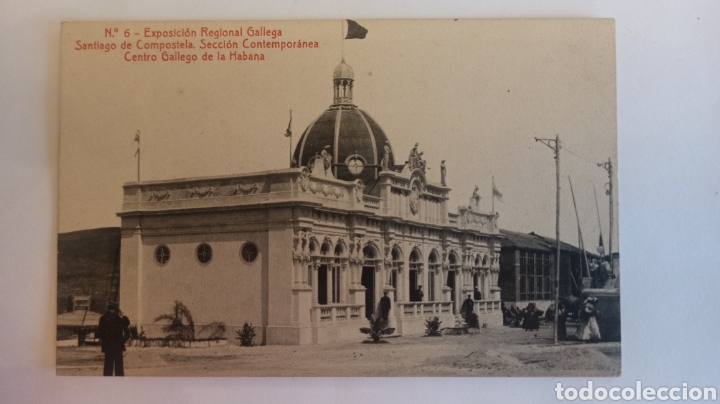 Postcards: Postal Exposici&oacute;n Regional Gallega, Santiago de Compostela. Centro Gallego La Habana.