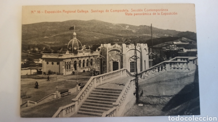 Postales: Postal Exposici&oacute;n Regional Gallega, Santiago de Compostela, Secci&oacute;n Contempor&aacute;nea.