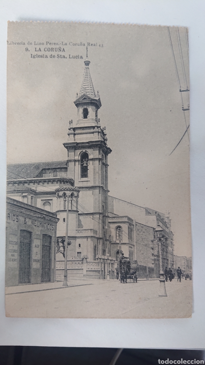 Cartoline: POSTAL DE LA CORUŃA IGLESIA DE STA LUCIA