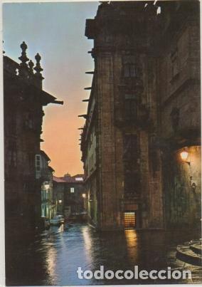 Postales: POSTAL DE CORU&Ntilde;A. SANTIAGO DE COMPOSTELA. CALLE DE FONSECA P-GA-1152