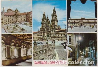 Postales: POSTAL DE CORU&Ntilde;A. SANTIAGO DE COMPOSTELA. VARIAS VISTAS P-GA-1315
