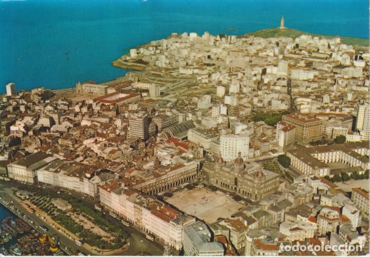 Postales: (728) LA CORU&Ntilde;A. VISTA AEREA - Foto 1