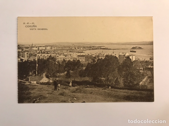 Cartoline: CORU&Ntilde;A. Postal Animada. Vista General , Edic., Hauser y Menet (h.1920?) S/C