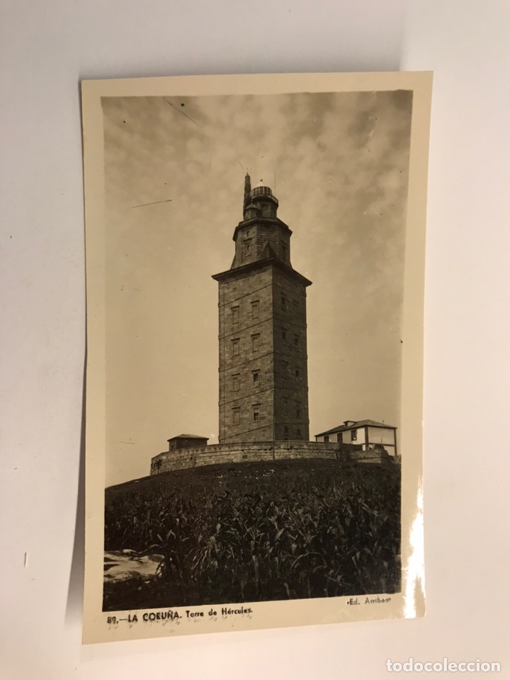 Postales: LA CORU&Ntilde;A. Postal No.89, Torre de H&eacute;rcules. Edic., Arribas (h.1950?) S/C