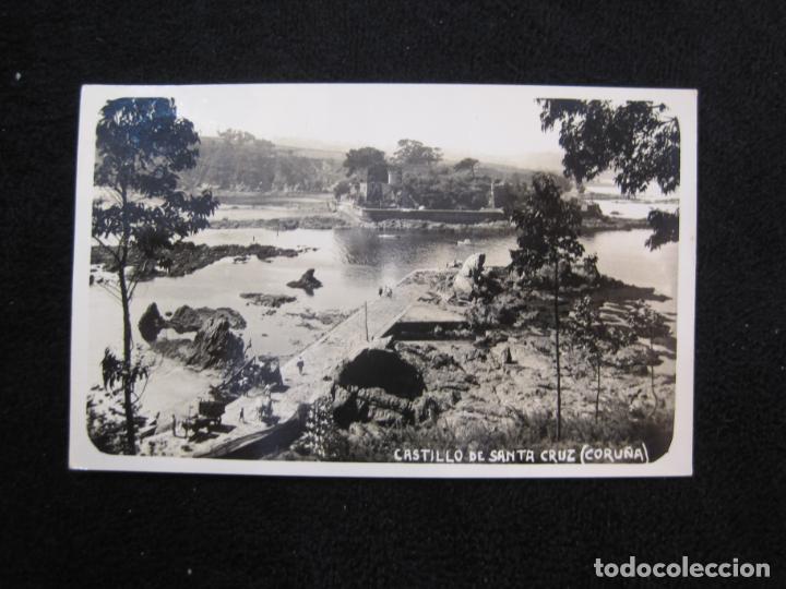 Cartoline: LA CORU&Ntilde;A-CASTILLO DE SANTA CRUZ-FOTOGRAFICA-FOTO FERRER-POSTAL ANTIGUA-VER FOTOS-(78.157)