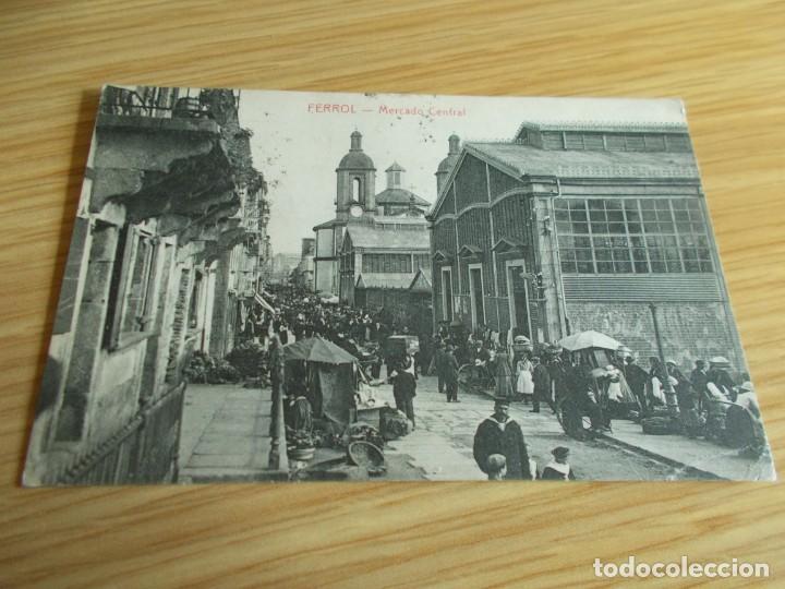 Cartoline: FERROL-- LA CORU&Ntilde;A-- MERCADO CENTRAL