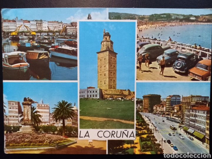 Postales: Postal de. La Coru&ntilde;a. Varias vistas. - Foto 1