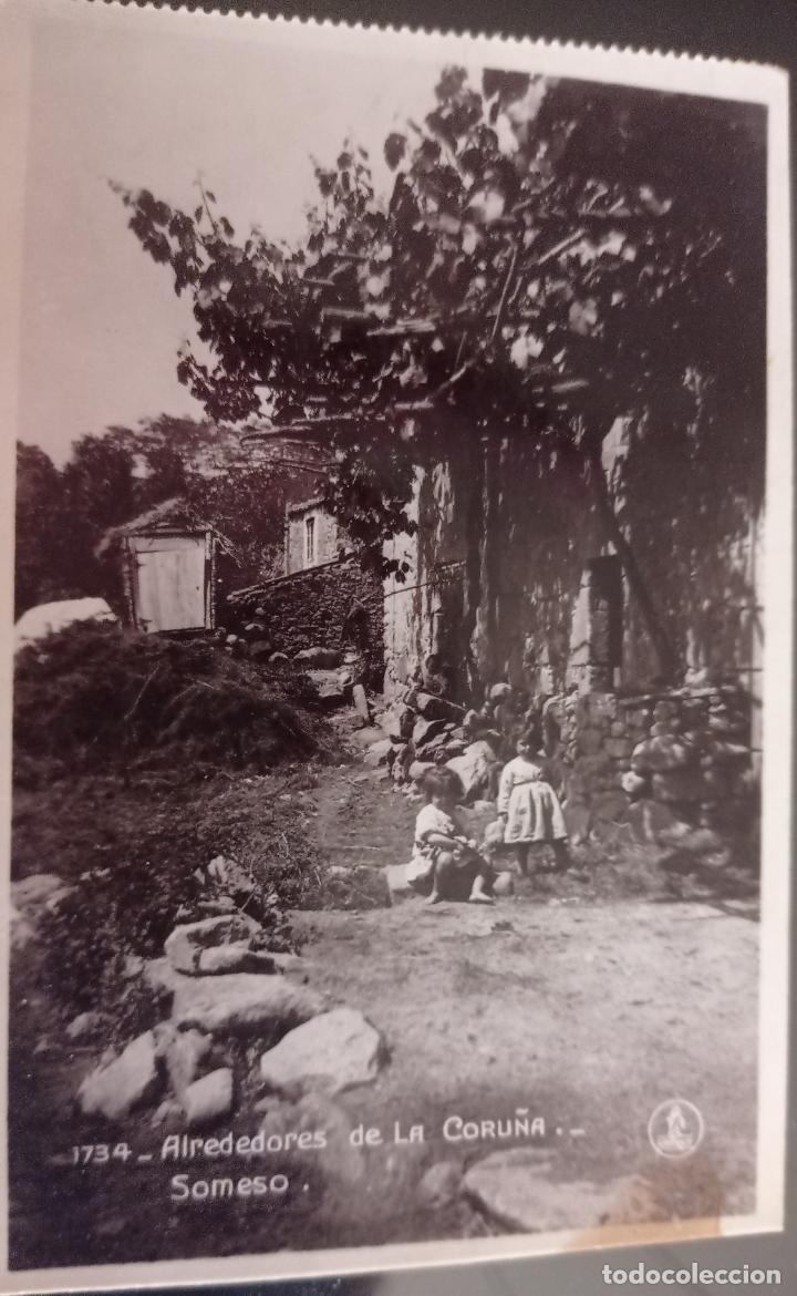 Postales: ALREDEDORES DE LA CORU&Ntilde;A, SOMESO, EDICION UNIQUE