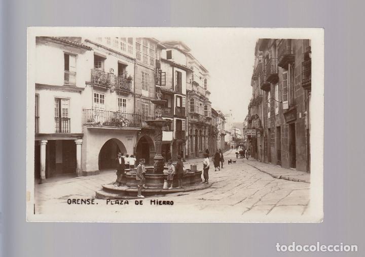 Postales: ORENSE.- PLAZA DE HIERRO - Foto 1