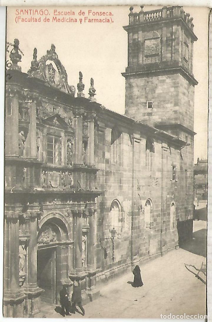 Cartoline: CORU&Ntilde;A SANTIAGO DE COMPOSTELA ESCRITA