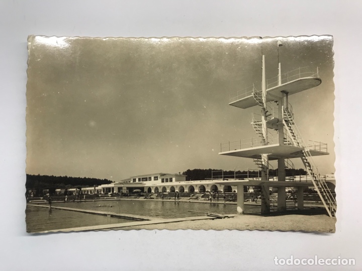 Postales: LA TOJA (Pontevedra) Postal No.5 Piscina. Edita: ediciones Arribas (h.1950?) S/C