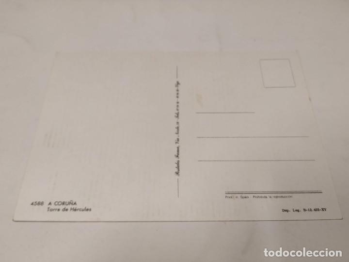 Postales: CORU&Ntilde;A - POSTAL A CORU&Ntilde;A - TORRE DE H&Eacute;RCULES - Foto 2