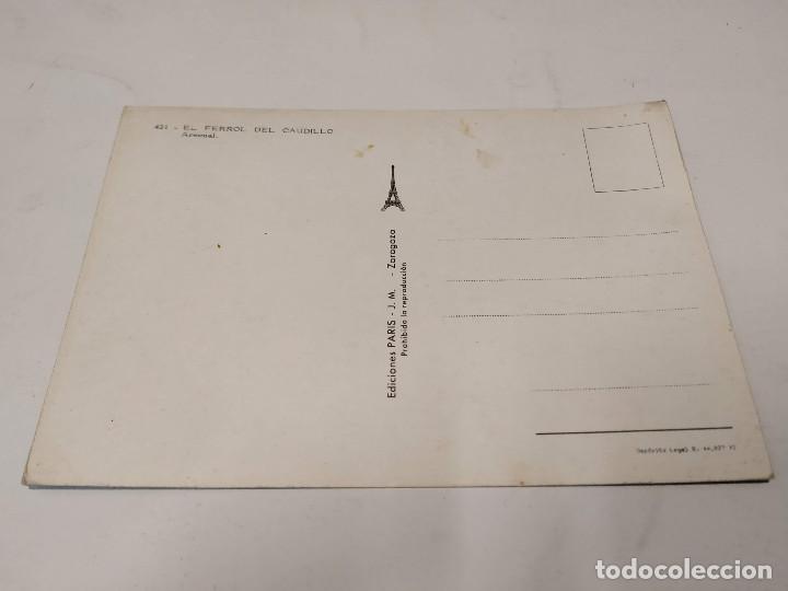 Postales: CORU&Ntilde;A - POSTAL EL FERROL DEL CAUDILLO - ARSENAL - Foto 2