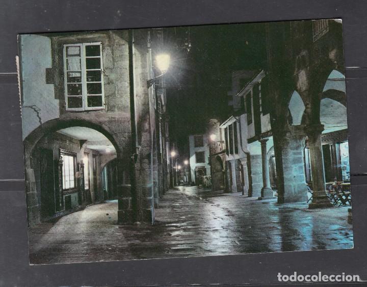 Postales: 2057 SANTIAGO COMPOSTELA. RUA DEL VILLAR. NOCTURNA