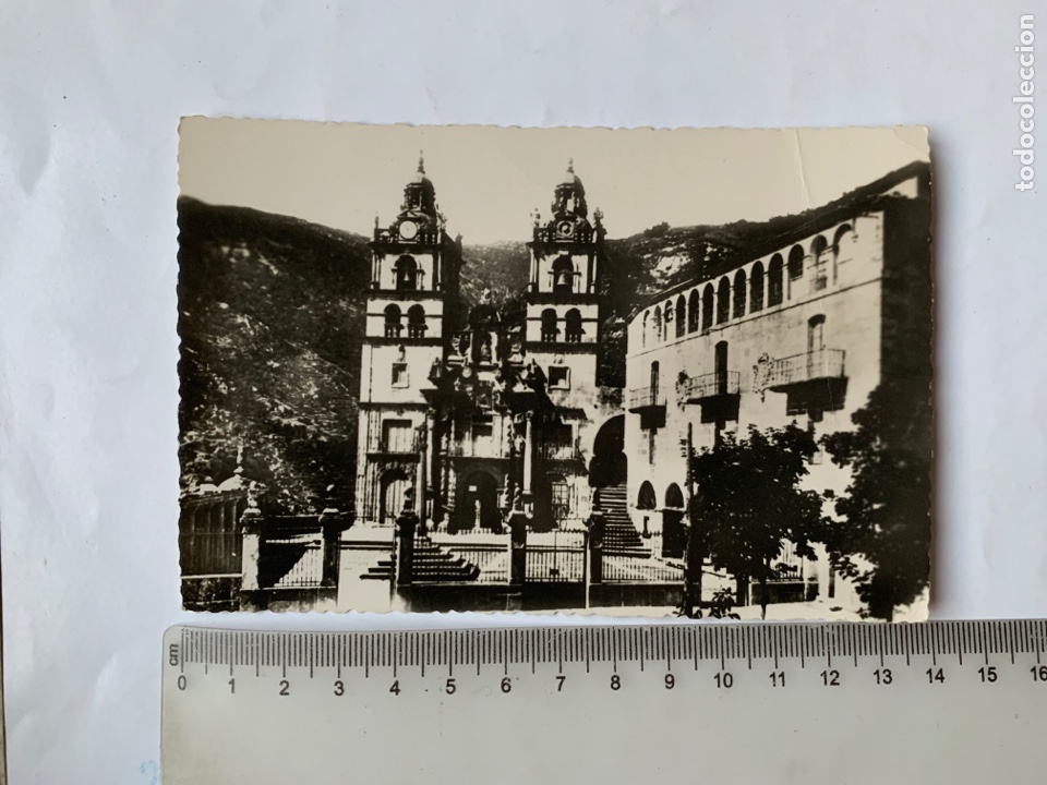 Postcards: POSTAL. LAS ERMITAS. &Oacute;RENSE. FACHADA DEL SANTUARIO Y CASA ADMINISTRACI&Oacute;N. CASA CESARAUGUSTA. CIEZA.