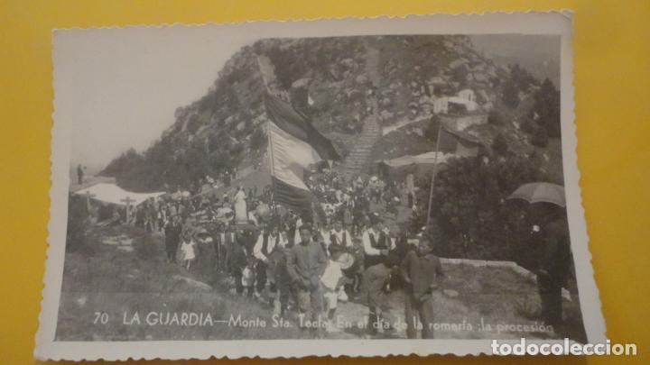 Postales: ANTIGUA POSTAL.MONTE SANTA TECLA.ROMERIA PROCESION. N&ordm; 70.