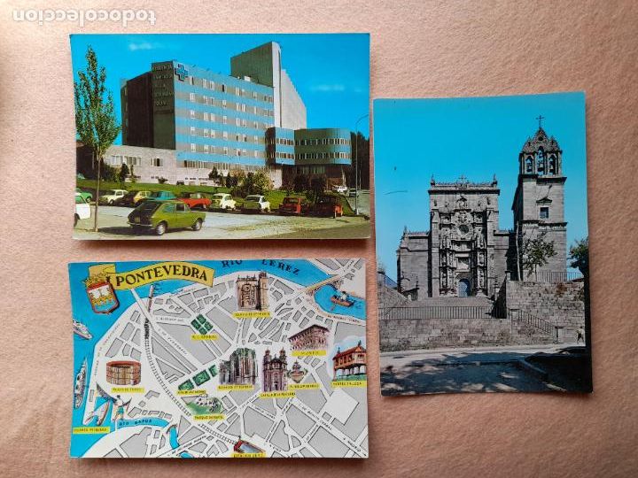 Postales: Lote de 3 Postales de Pontevedra. - Foto 1