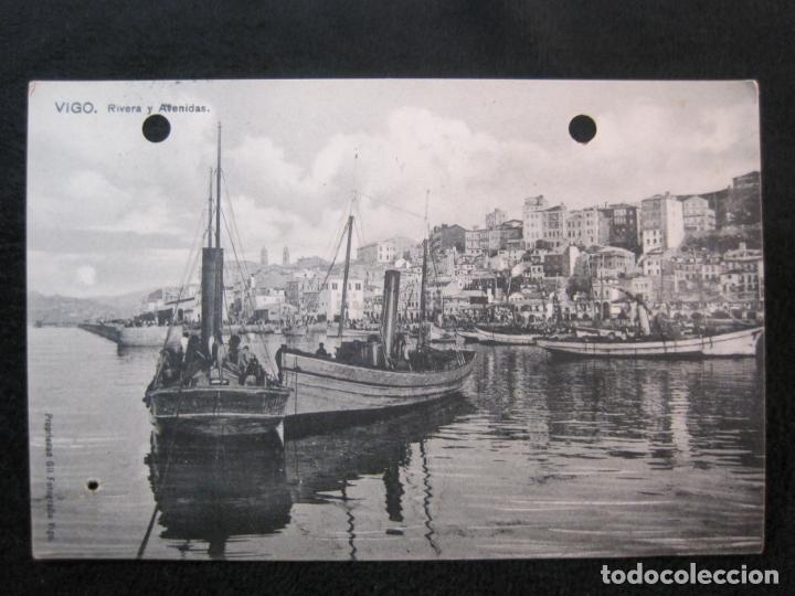 Postales: VIGO-RIVERA Y AVENIDAS-PETRACCHI & NOTERMANN-POSTAL ANTIGUA-(79.656)