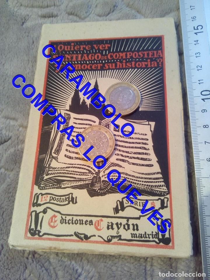 Postales: QUIERE VER SANTIAGO DE COMPOSTELA Y CONOCER SU HISTORIA? ALBUM 12 POSTALES SERIE 5 NC PST2