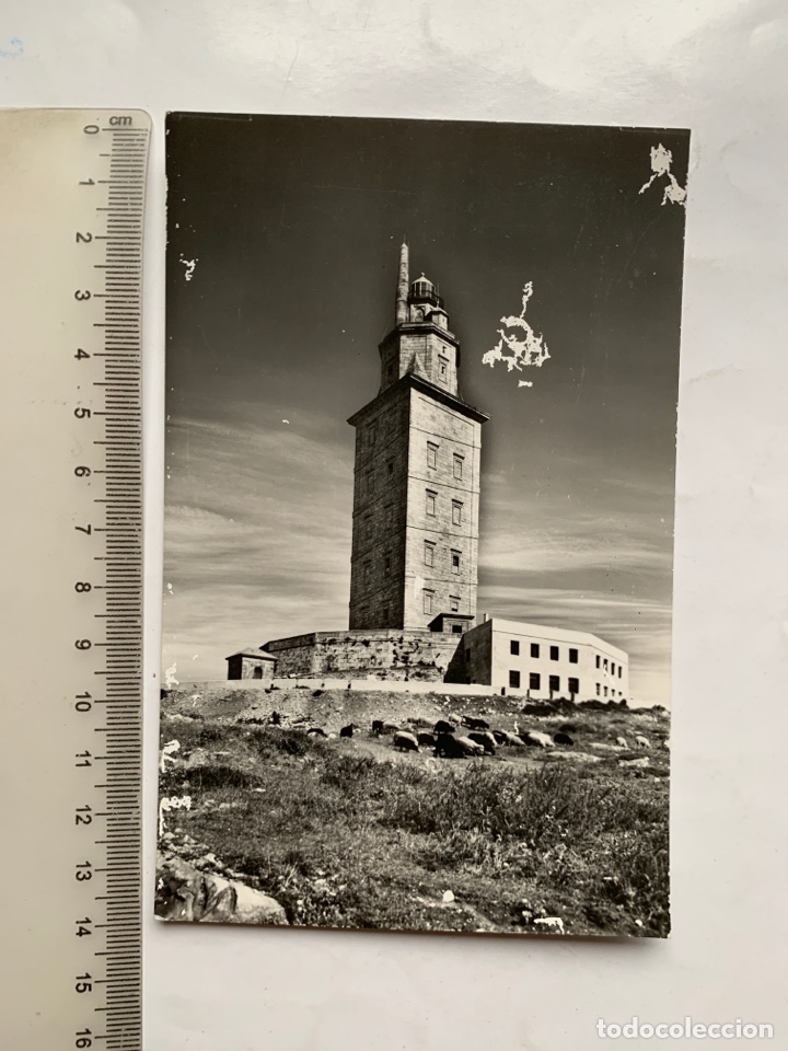 Postales: POSTAL. LA CORU&Ntilde;A. LA TORRE DE H&Eacute;RCULES. POSTAL. MADRID. - Foto 1