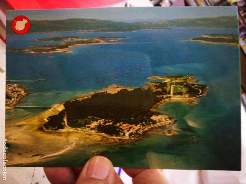 Postales: Postal LA TOJA Isla de Ensue&ntilde;o Vista A&eacute;rea N 931 ALARDE S/C