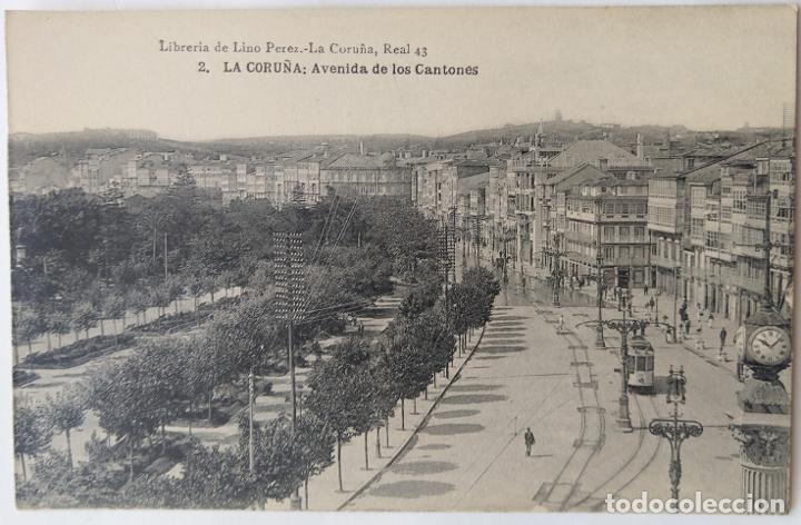 Postales: LA CORU&Ntilde;A AVENIDA DE LOS CANTONES - Foto 1