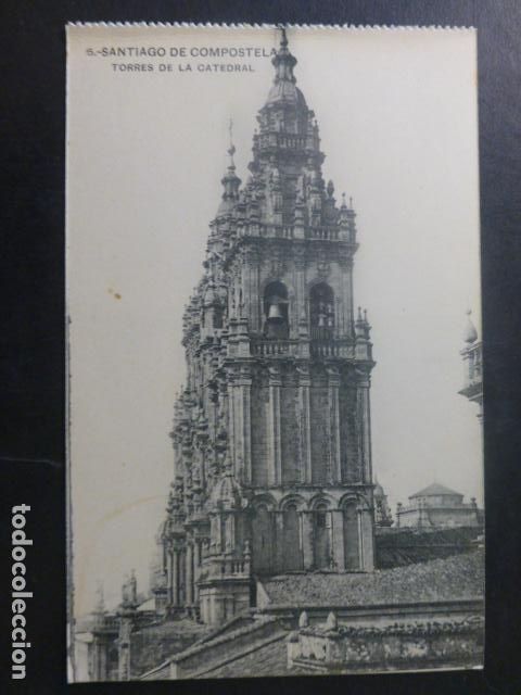 Postales: SANTIAGO DE COMPOSTELA TORRES DE LA CATEDRAL - Foto 1