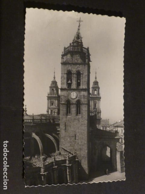 Postales: LUGO CATEDRAL TORRE DEL RELOJ - Foto 1