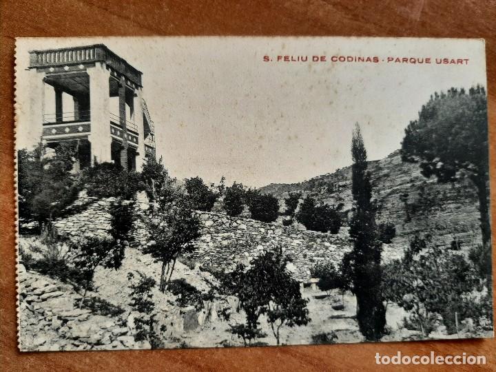 Postales: POSTAL DE S. FELIU DE CODINAS - PARQUE USART - Foto 1