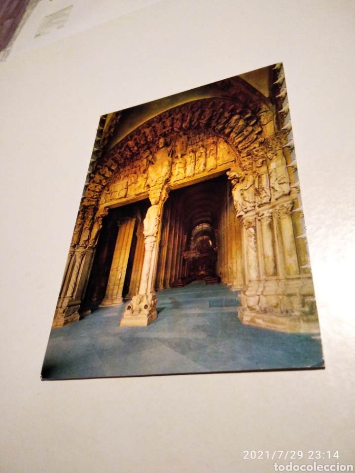 Postales: Postal Santiago de Compostela p&oacute;rtico de la gloria ca18a