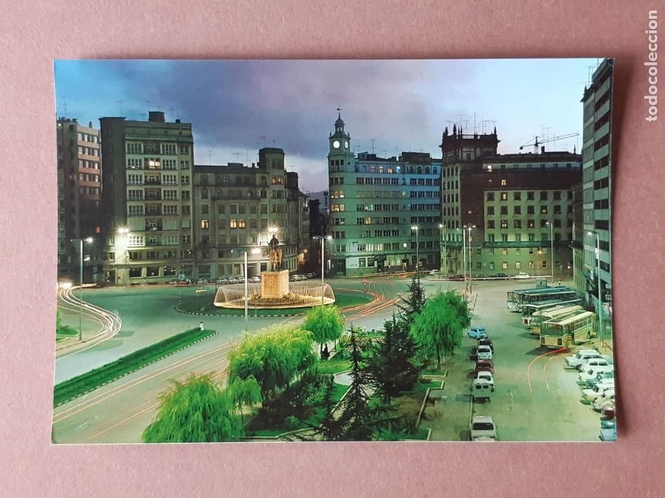 Postales: POSTAL 58 ARRIBAS. PLAZA DE ESPA&Ntilde;A. NOCTURNA. EL FERROL DEL CAUDILLO. CORU&Ntilde;A. 1970. NO CIRCULADA.