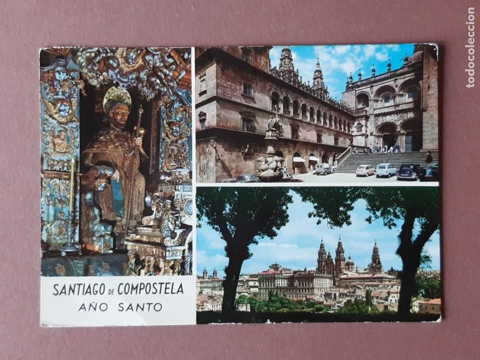 Postales: POSTAL 2062 ARRIBAS. A&Ntilde;O SANTO. SANTIAGO DE COMPOSTELA. 1965. CIRCULADA.