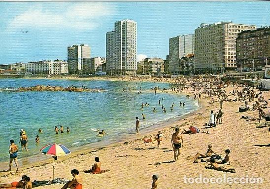 Postales: Coru&ntilde;a - 48 Playa de Riazor - Foto 1