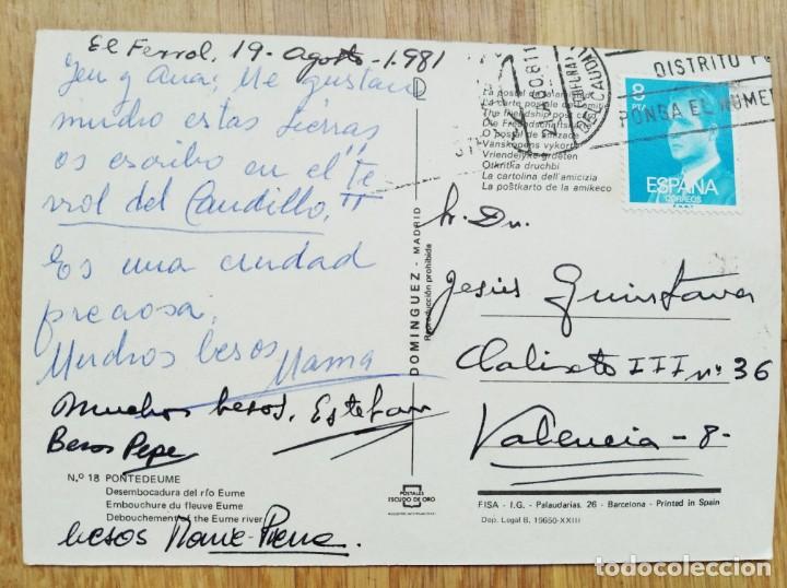 Postales: PONTEDEUME - LA CORU&Ntilde;A - Foto 2