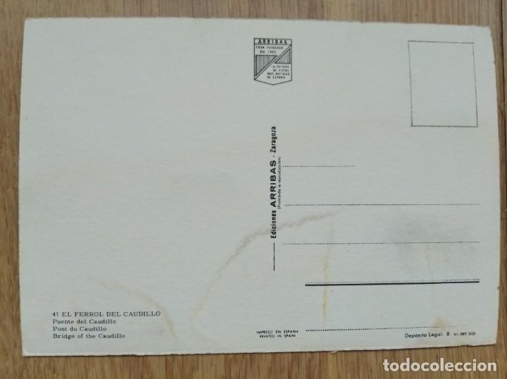 Postales: EL FERROL DEL CAUDILLO - PUENTE DEL CAUDILLO - Foto 2