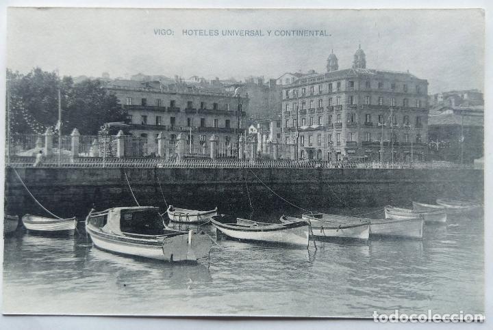 Postales: VIGO HOTELES UNIVERSAL Y CONTINENTAL - Foto 1