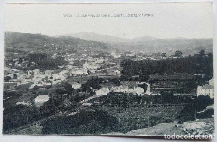 Postales: VIGO LA CAMPI&Ntilde;A DESDE EL CASTILLO DE CASTRO - Foto 1