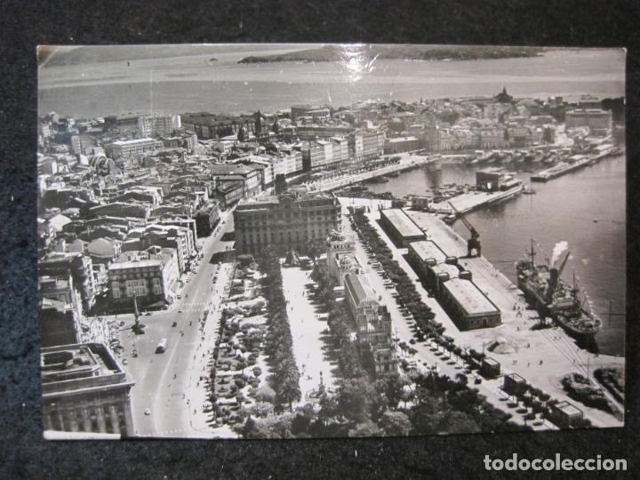 Cartoline: LA CORU&Ntilde;A-VISTA PARCIAL DE CORU&Ntilde;A-AEROPOST-POSTAL ANTIGUA-(83.358)
