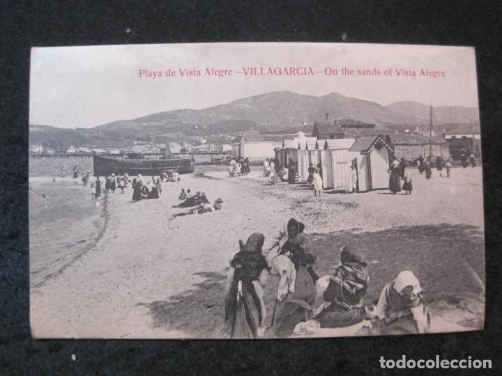 Cartoline: VILLAGARCIA-PLAYA DE VISTA ALEGRE-POSTAL ANTIGUA-(83.420)