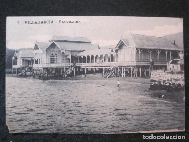 Cartoline: VILLAGARCIA-BALNEARIO-POSTAL ANTIGUA-(83.421)