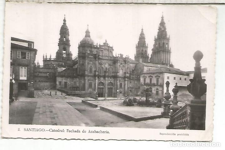 Postales: CORU&Ntilde;A SANTIAGO DE COMPOSTELA ESCRITA - Foto 1