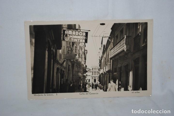 Postales: MONFORTE DE LEMOS. CALLE DEL COMERCIO - Foto 1