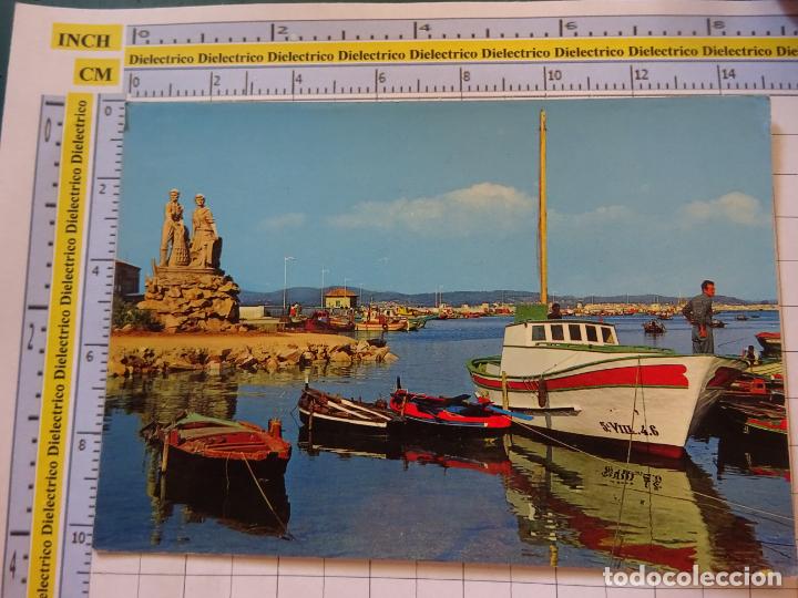 Postkarten: POSTAL DE PONTEVEDRA. AÑO 1975. EL GROVE MONUMENTO AL MARISCADOR 77 ARRIBAS. 1099