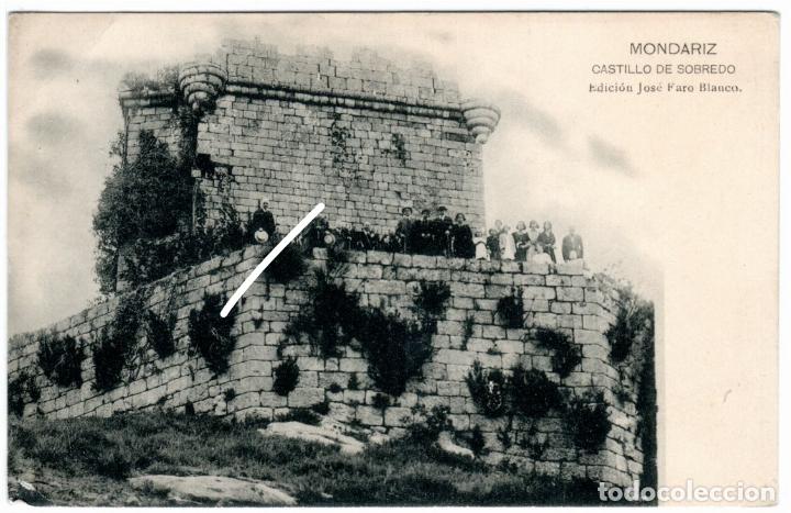 Postkarten: BONITA POSTAL - MONDARIZ (PONTEVEDRA) - CASTILLO DE SOBREDO - EDICION JOSE FARO BLANCO