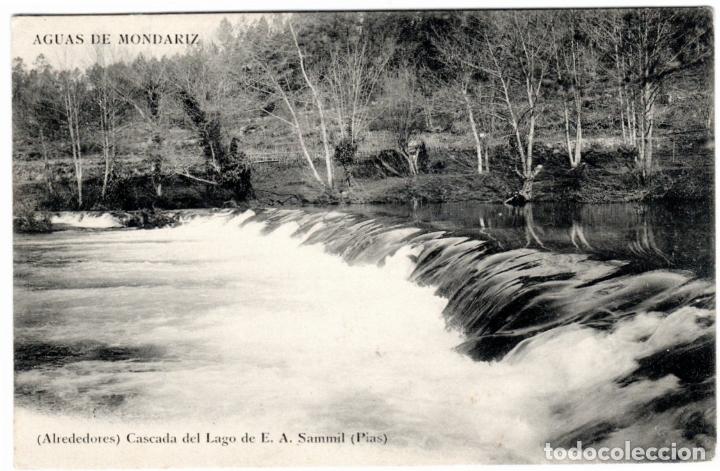 Postais: BONITA POSTAL - AGUAS DE MONDARIZ (PONTEVEDRA) ALREDEDORES - CASCADA DEL LAGO DE E.A. SAMMIL - PIAS